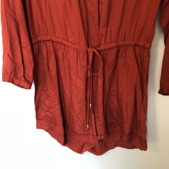 Rust L/S Romper - Picture 3 of 6